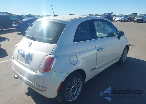 2012 Fiat 500 Lounge z USA, uszkodzony, nr VIN 3C3CFFCR1CT119809